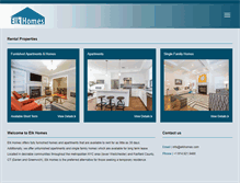 Tablet Screenshot of elkhomes.com